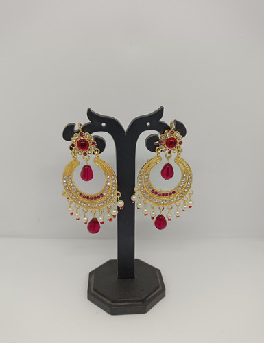 Rajputi earrings store design gold