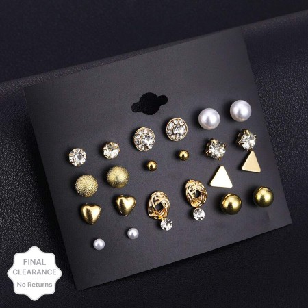 30 Multi stones stud ideas  gold earrings designs gold jewellery design  gold jewelry fashion