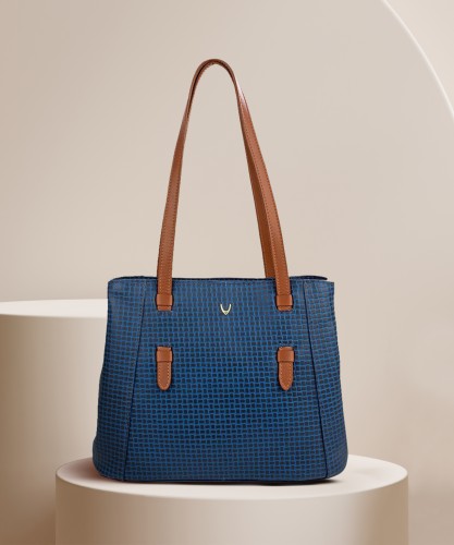 Buy Hidesign Malasana Blue Solid Medium Handbag with Pouch Online At Best  Price @ Tata CLiQ