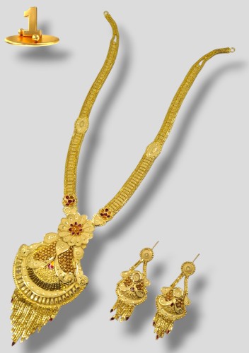 Gold jewellery haram hot sale designs with price