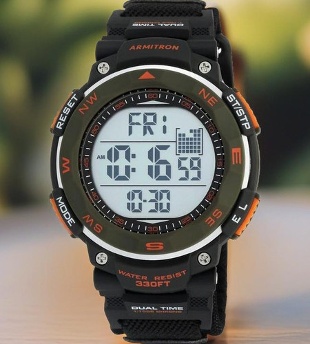 Armitron dual 2024 time watch