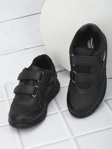 Daily wear Unisex LIBERTY Force10 Black Lacing School Shoes, Size: 9 Kids  To 12 Big at Rs 899/pair in Ahmedabad