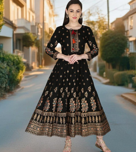 Flipkart long anarkali discount kurtis