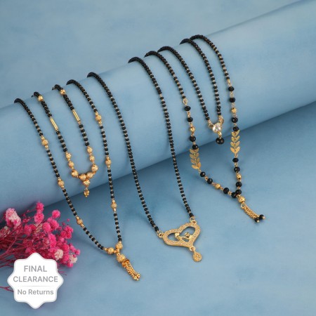 Explore Indian Black Bead Necklace Sets Online