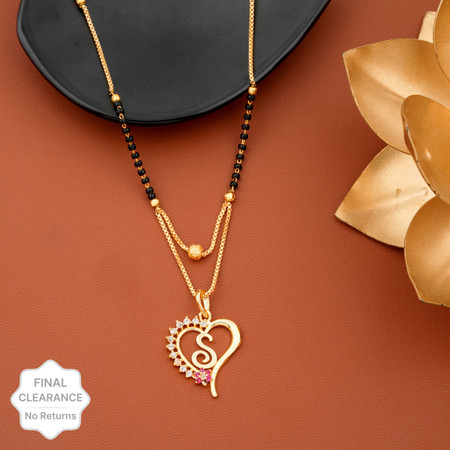 Mangalsutra with sale locket