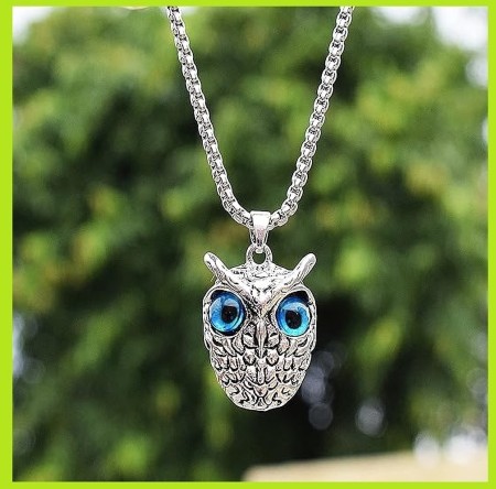 Eyes of Night, Owl Necklace