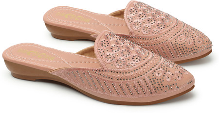 Ladies summer mule slippers sales