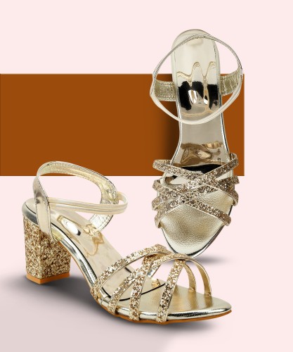 Carrie Brands Women's 33084 Flat Heel Wedding Bridal Chappal Slippers  (Golden) :: RAJASHOES