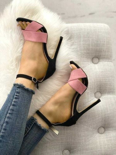 Stylish pencil heel online sandal