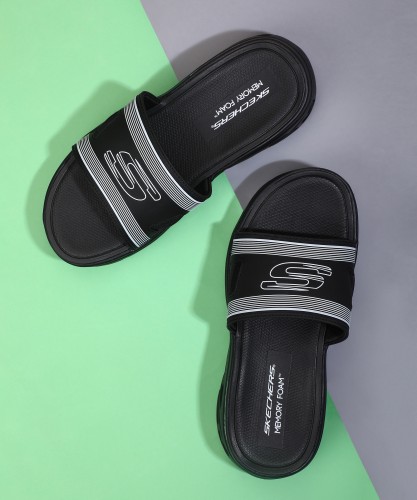 Skechers memory foam discount slides