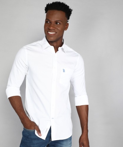 Plain white clearance shirt full sleeves