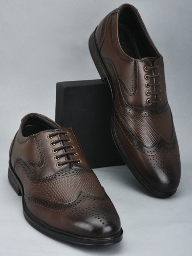 Brown formal sales shoes flipkart