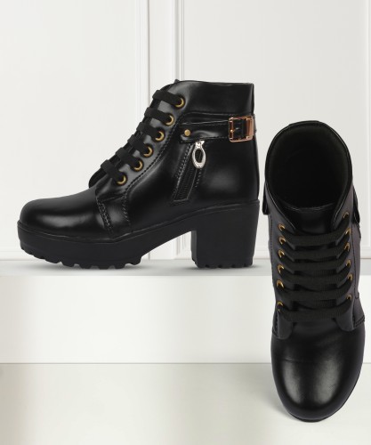 Low Price Offers on Black Boots Online for Women