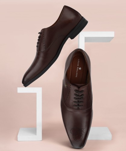 Buy Louis Philippe Slip-On Formal Shoes For Men ( BLACK ) Online