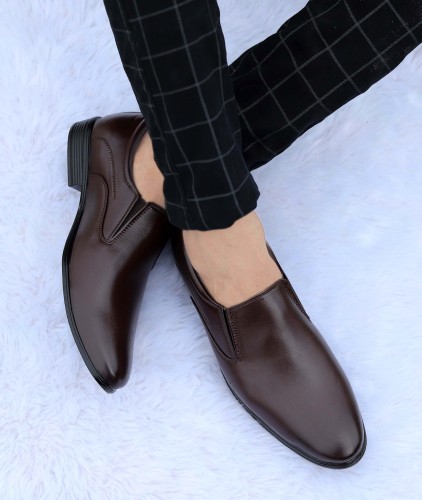 Brown formal sales shoes flipkart