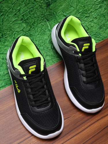 FILA Men's Windspeed Energized Athletic Running Shoes ~ Black/White ~ Sizes