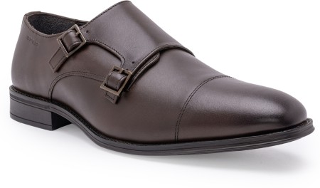 Redtape Men's Slip-On Smart/Formal Shoe - Heddon Black Leather - 9