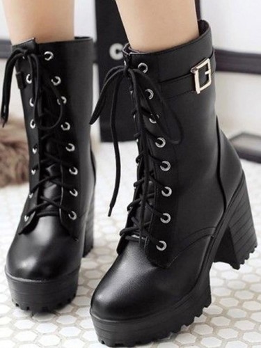 Boots for shop girls without heels