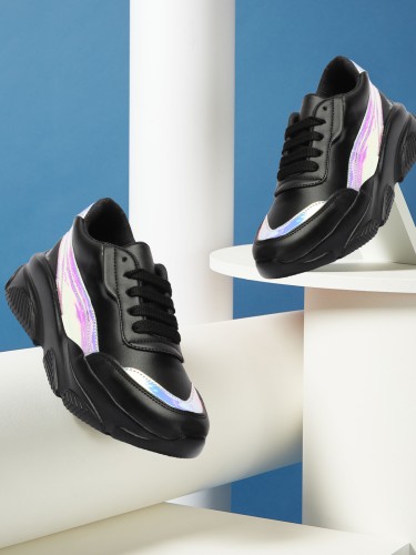 Black Sneakers Womens - Buy Black Sneakers Womens online at Best