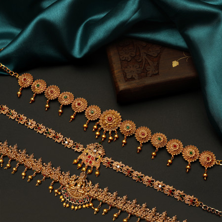 Gold kamarband designs with price online