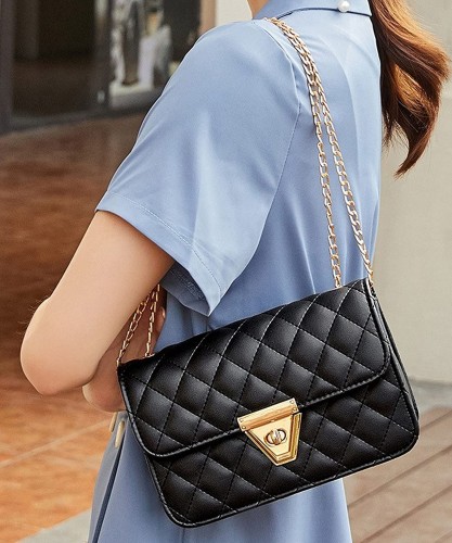 CASUAL MODERN QUILTED SLING BAG HAND BAG FOR GIRLS