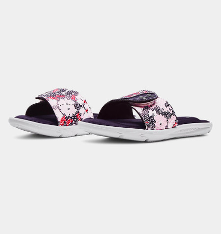 Under armour slippers women on sale