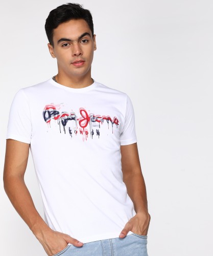 Rabatt 81 % HERREN Hemden & T-Shirts Regular fit Pepe Jeans T-Shirt Weiß M 