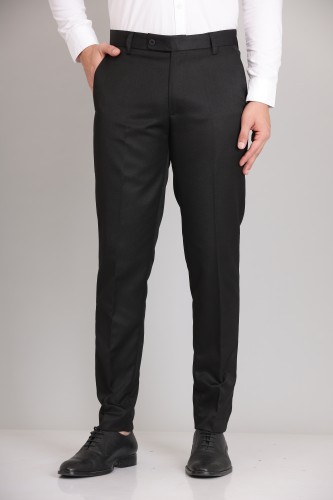 Cotton Black Ankle formal pant mens wear, Flat Trousers at Rs 499 in Ranchi