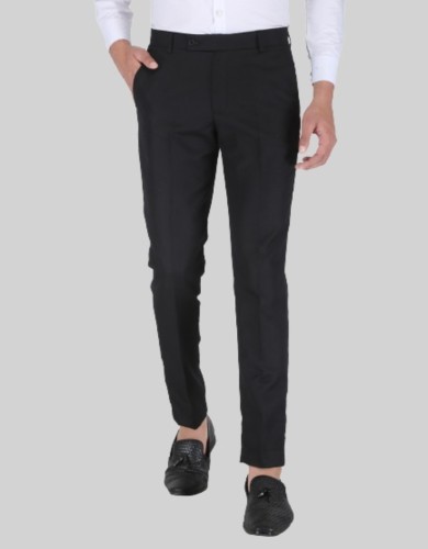 Allen Solly Casual Trousers  Buy Allen Solly Men Black Smart Fit Solid Casual  Trousers Online  Nykaa Fashion