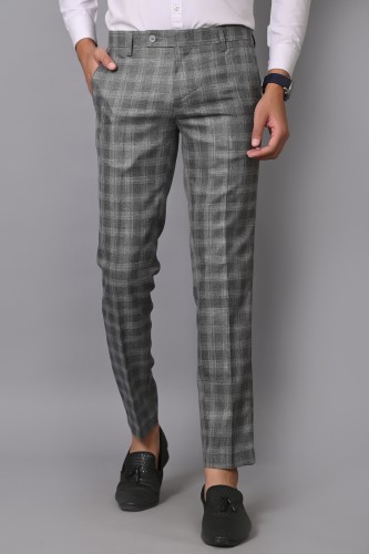 Grey Trousers - Buy Grey Trousers Online at Best Prices In India