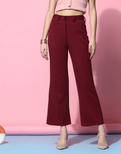 Flared Trousers  Red SM  SMI21472  Smiffys  Luvyababes