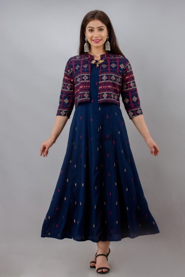 Flipkart kurtis with jacket best sale