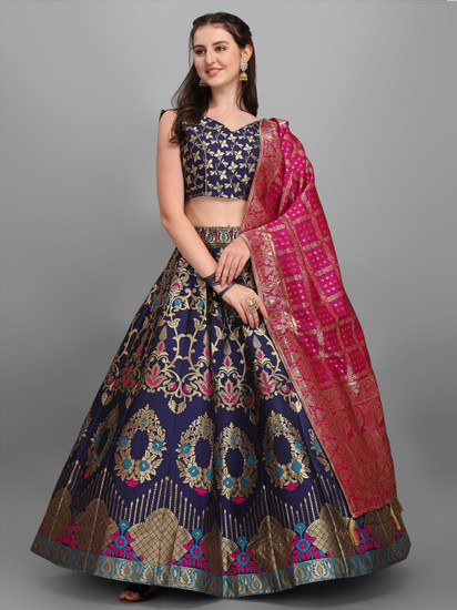 Flipkart cheap bridal lehenga