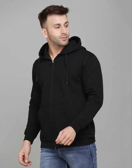 Black hoodie flipkart hot sale