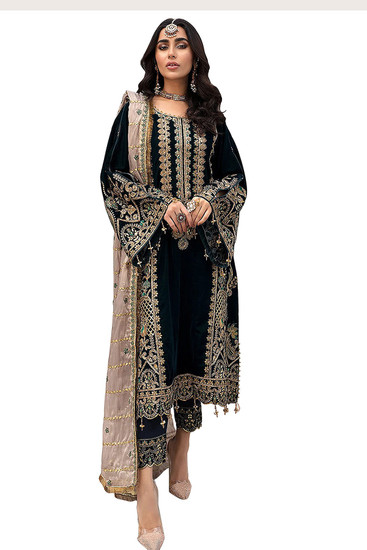 Party wear online suit on flipkart