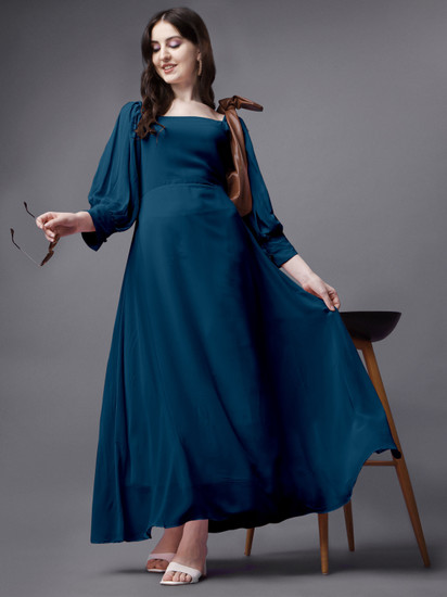 Simple daily best sale wear gown