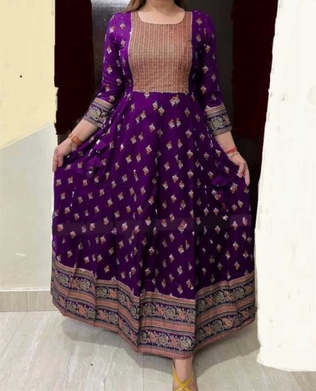 Fancy gown on outlet flipkart