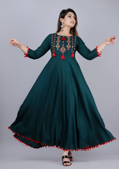 Umbrella Cut Kurtis Buy Umbrella Cut Kurtis online at Best Prices in India Flipkart