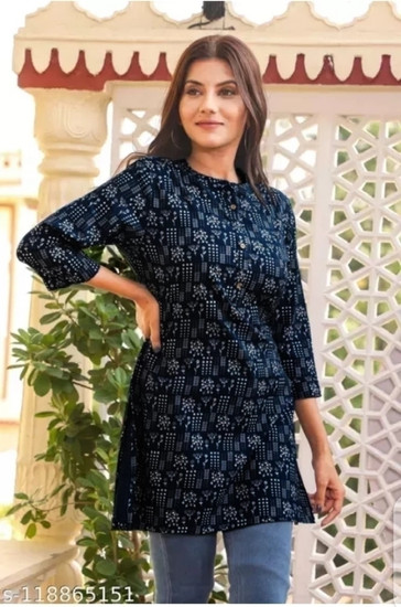 Short kurtis for jeans flipkart shop