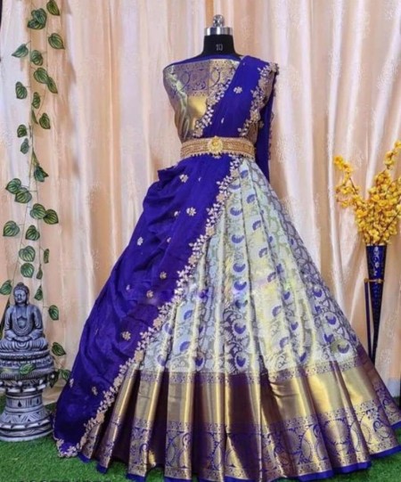 Semi clearance saree gown