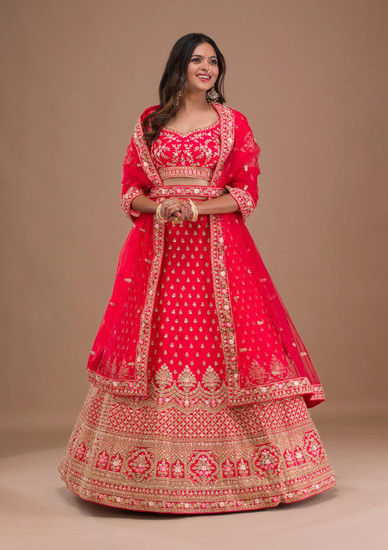 Flipkart bridal lehenga with price store