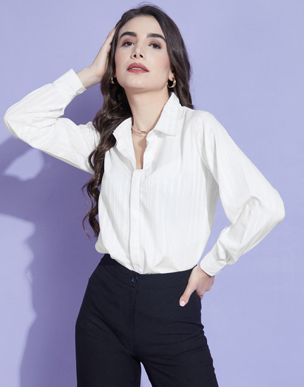 fancy white shirt for women