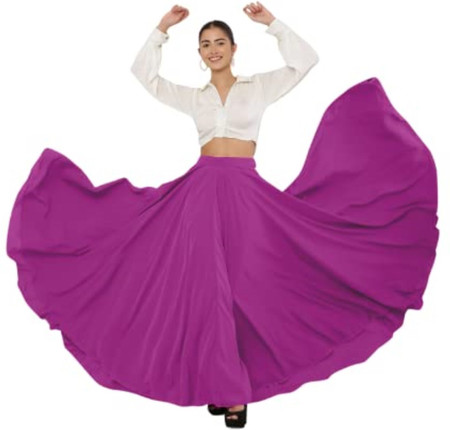 Pink long top skirt and top
