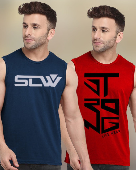 Sleeveless t discount shirts flipkart