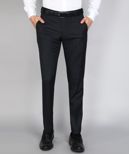 Buy Ankle-Length Flat-Front Pants Online at Best Prices in India