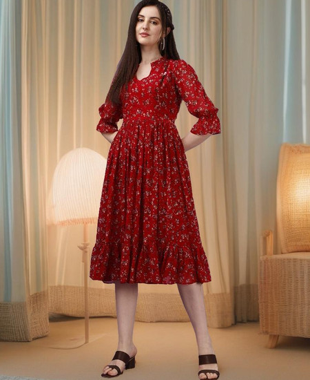 One piece long dress flipkart sales