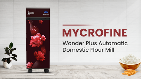 mycrofine WONDER PLUS Red Rose Atta Chakki Machine Fully Automatic