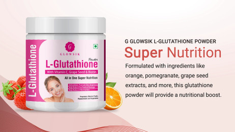 l glutathione glowsik 1000 Mg Capsules with Vitamin C & E, L-Glutathione, Grape Seed and Alpha Lipoic Acid for Support Skin Health- 120 Capsules Health & Personal Care Buy Glutathione (Skin) Online at