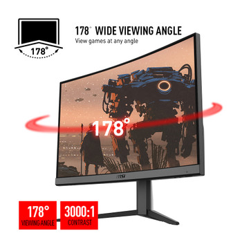 MSI Optix 59.94 cm (24 inch) Curved Full HD VA Panel Gaming