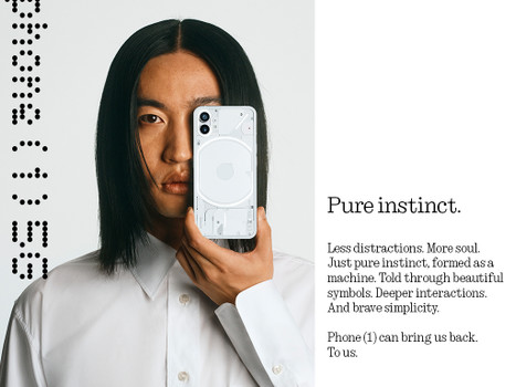 Nothing Phone (1) with Glyph Interface, 6.5